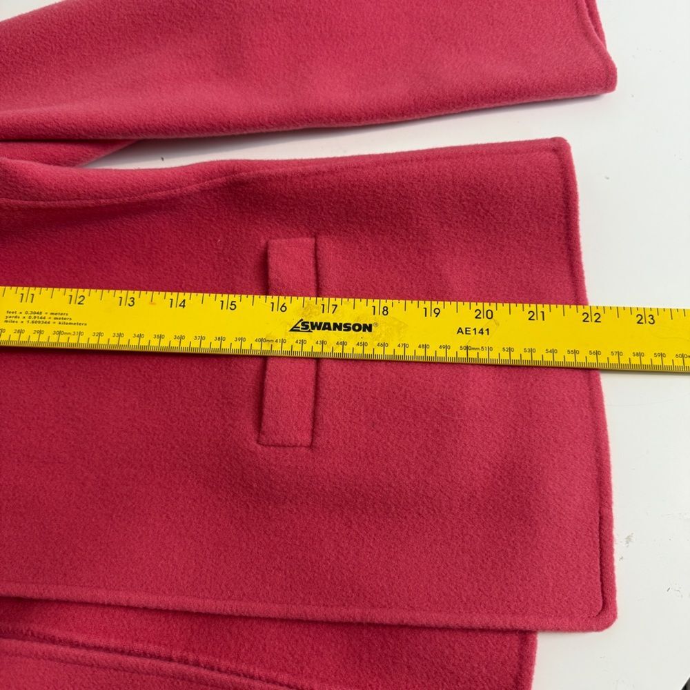 Talbots Pink Wool Knit Open Front Blazer Jacket 8P - Picture 8 of 9